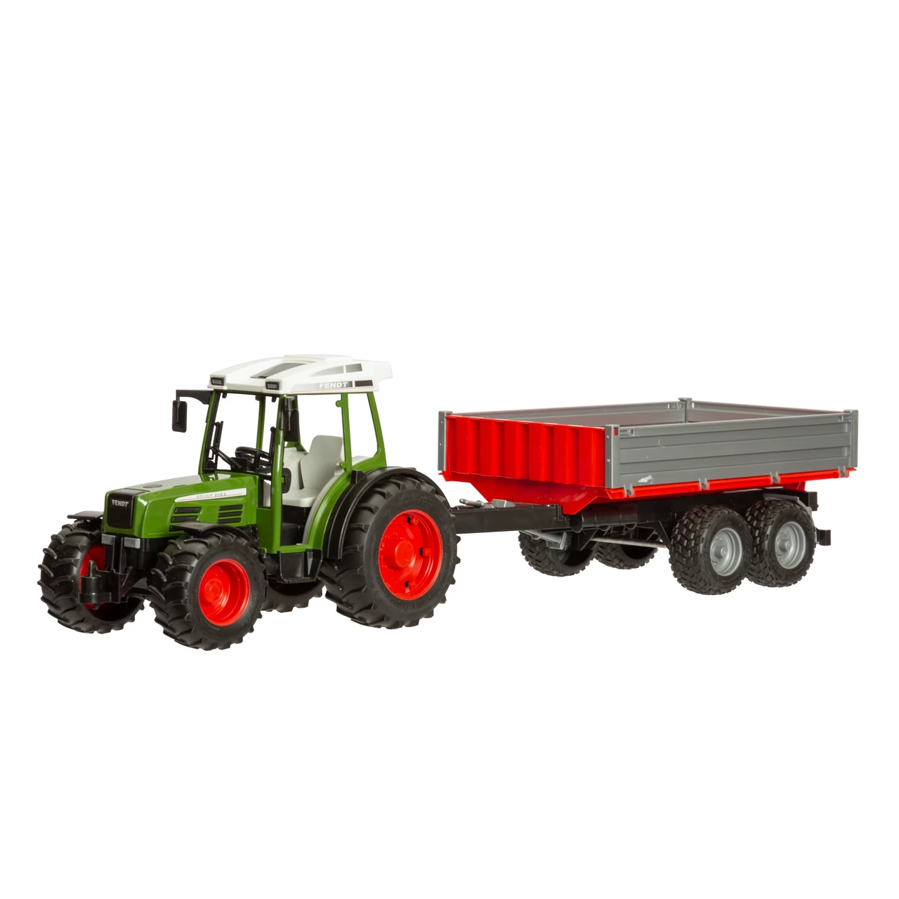 Trattore giocattolo Fendt 209S con rimorchio