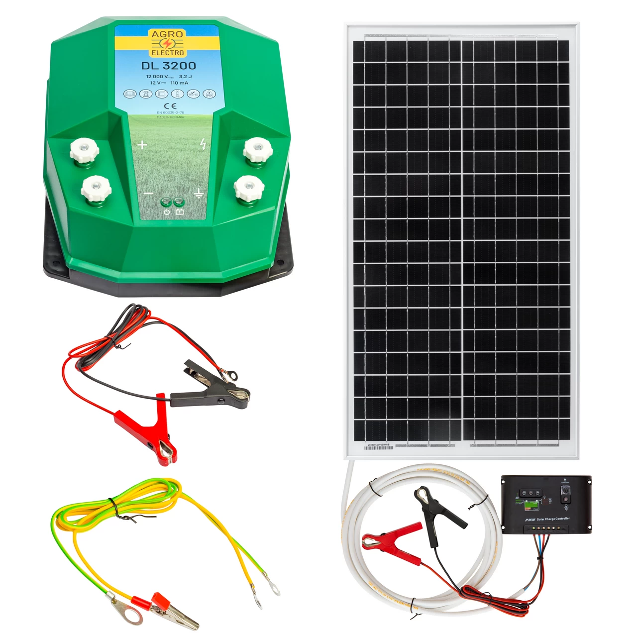 Elettrificatore DL 3200, 3,2 Joule, al sistema solare 30 W