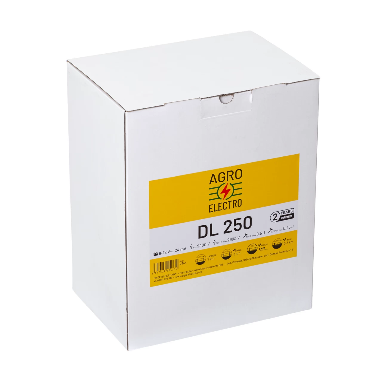 Elettrificatore DL 250, 9-12 V, 0,25 Joule