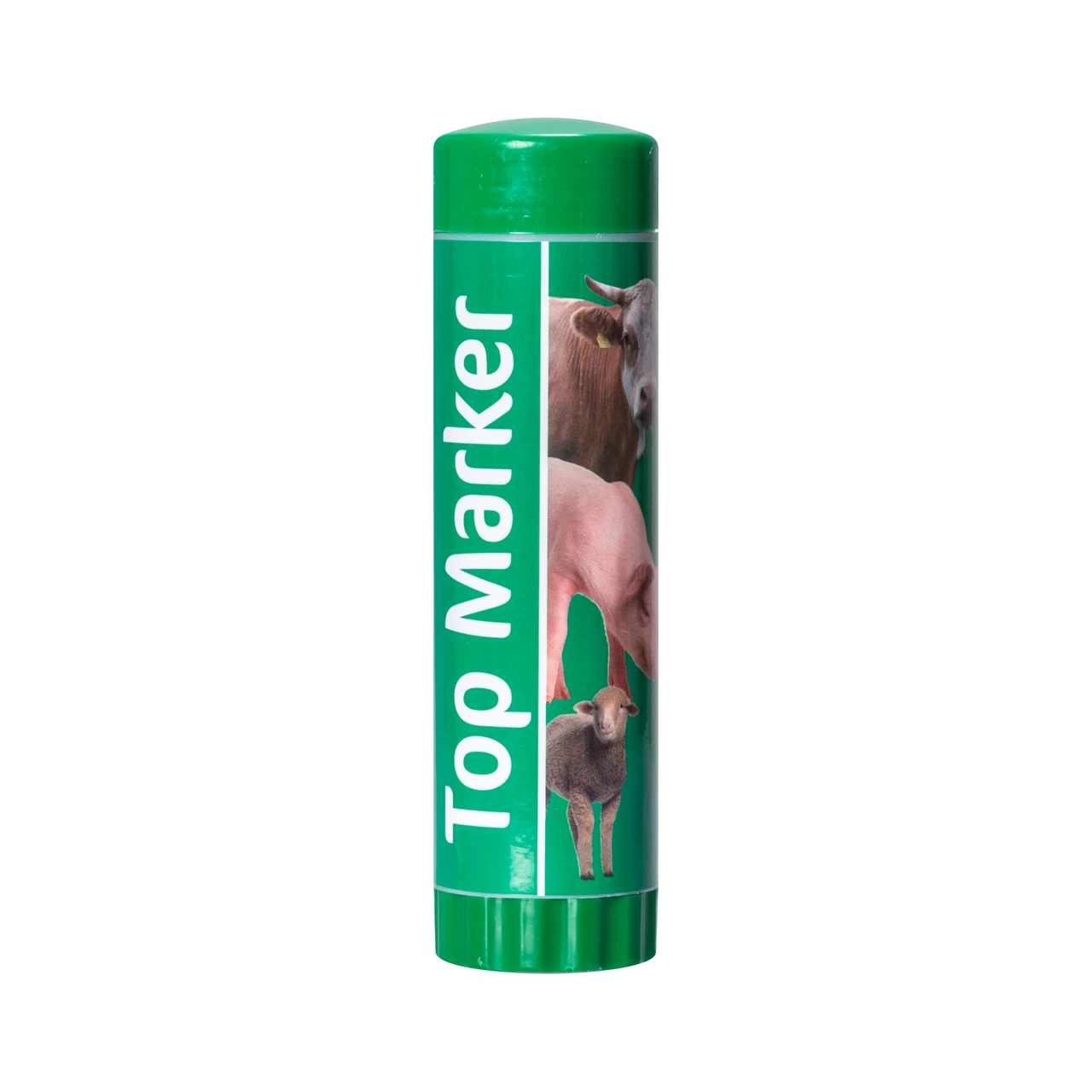 Matita verde per la marcatura degli animali a breve termine, TopMarker, 60 ml :: Verde