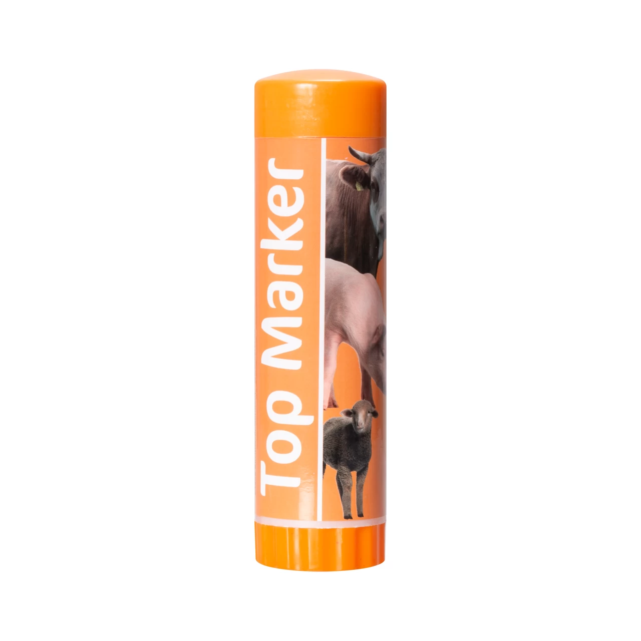 Matita arancione per la marcatura degli animali a breve termine, TopMarker, 60 ml :: Arancione