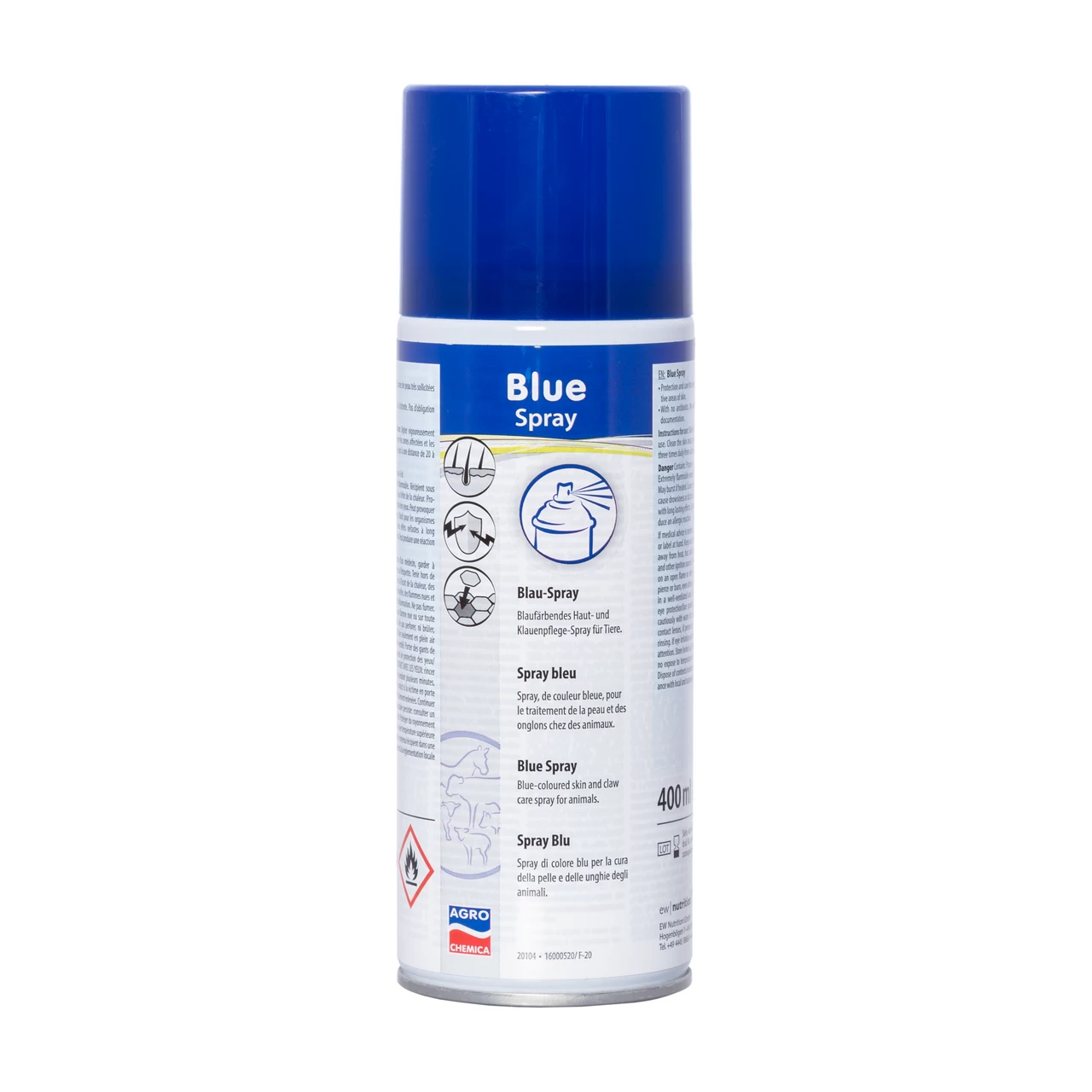 Spray disinfettante blu, 400 ml :: 400 ml