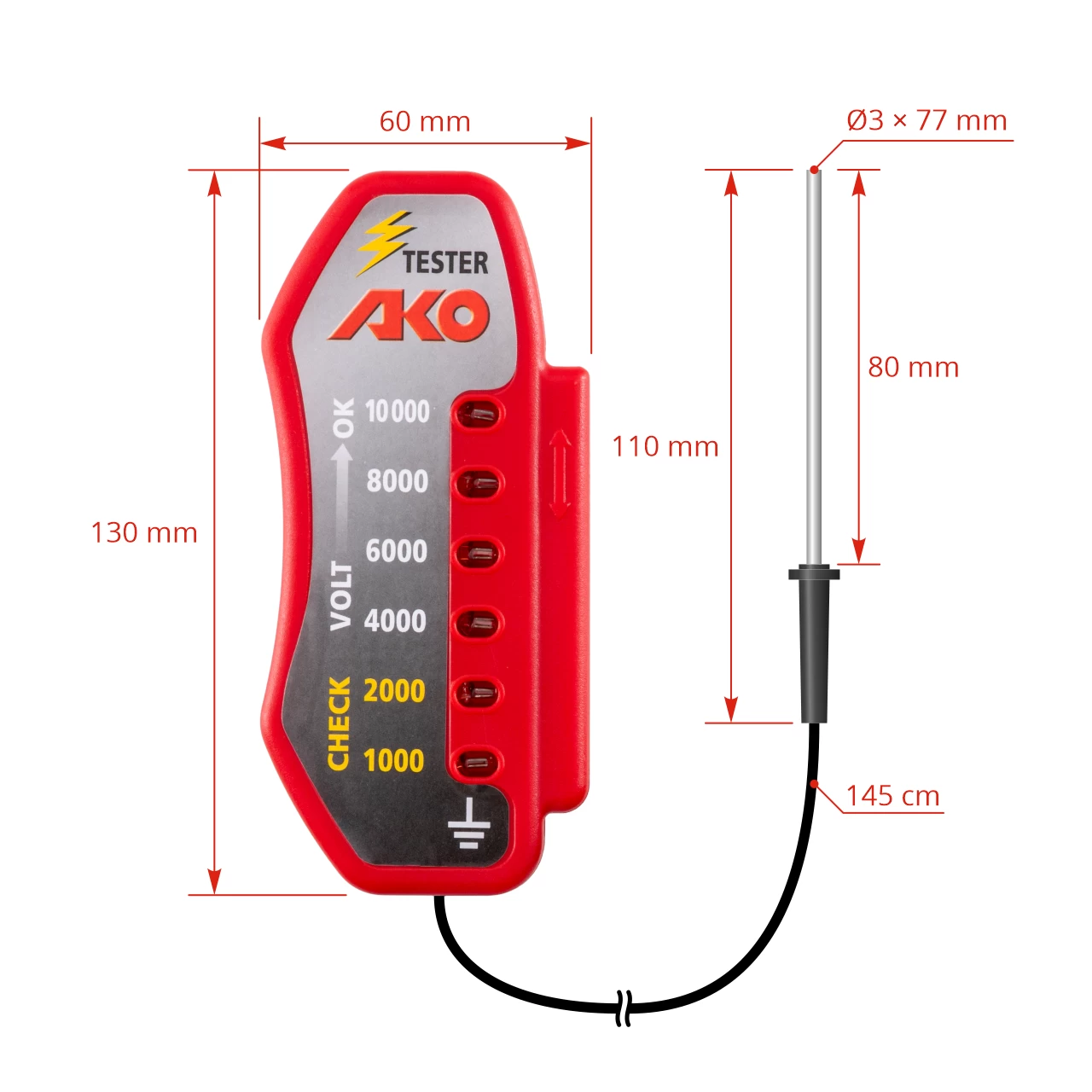 Tester 1-10 kV, modello 2023