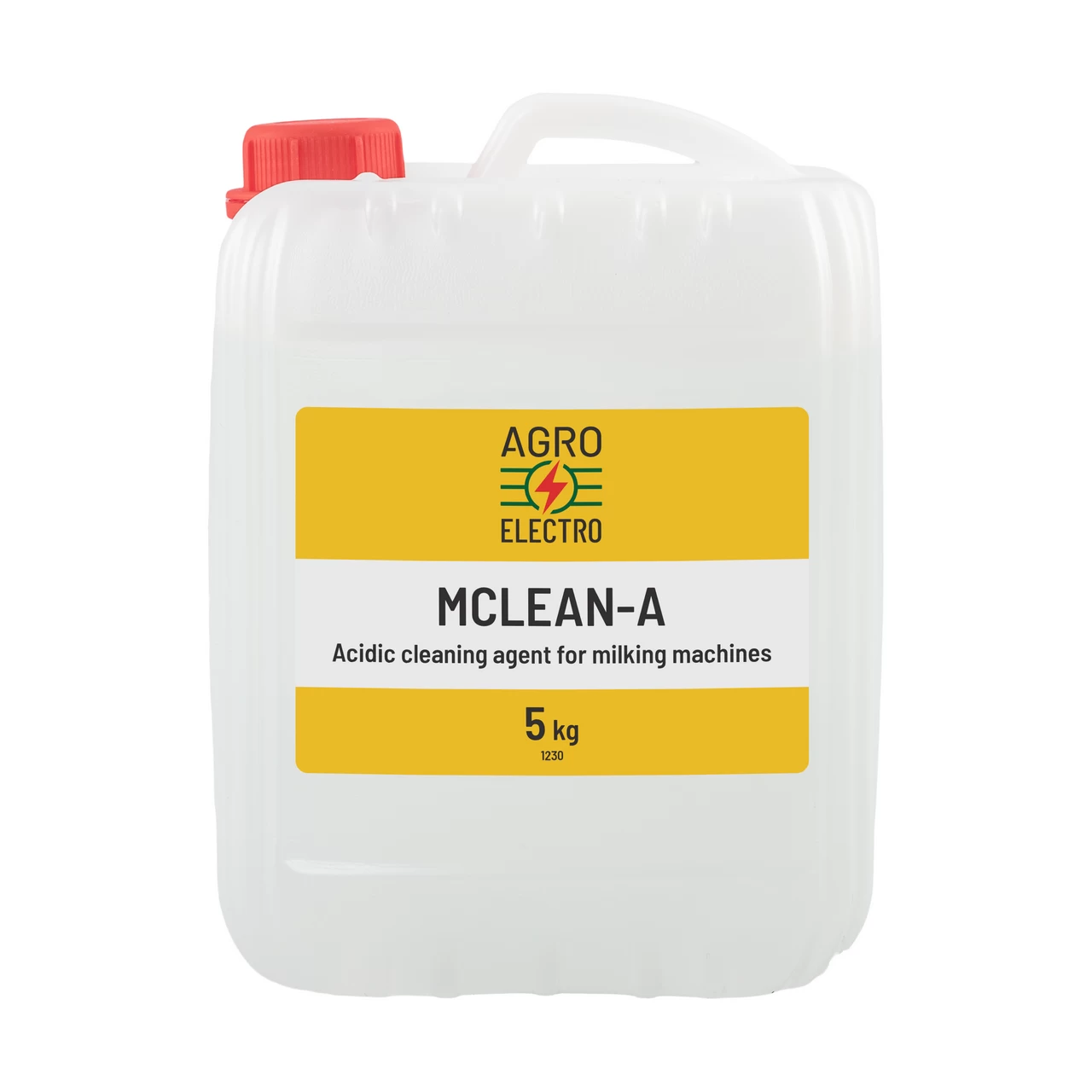 Detergente acido per la pulizia delle mungitrici, MCLEAN-A, 5 kg :: 5 kg