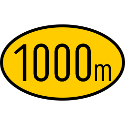 1000 m