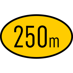 250 m