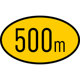 500 m