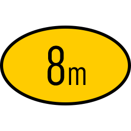 8 m