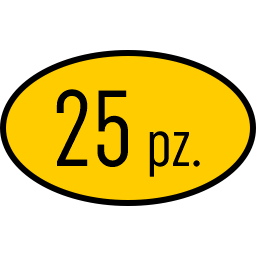 25 pz.