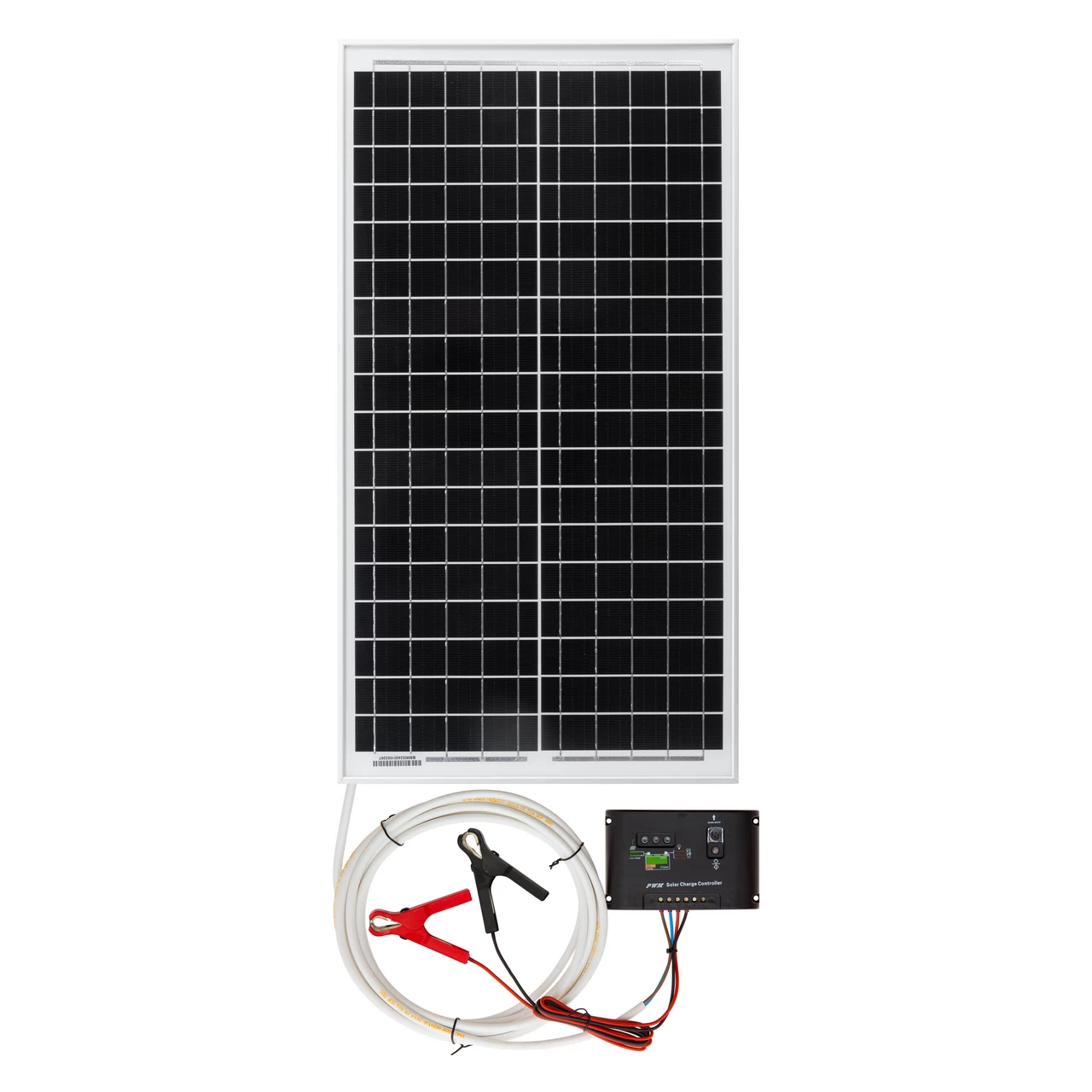 Pannello solare monocristallino 30 W con regolatore di carica