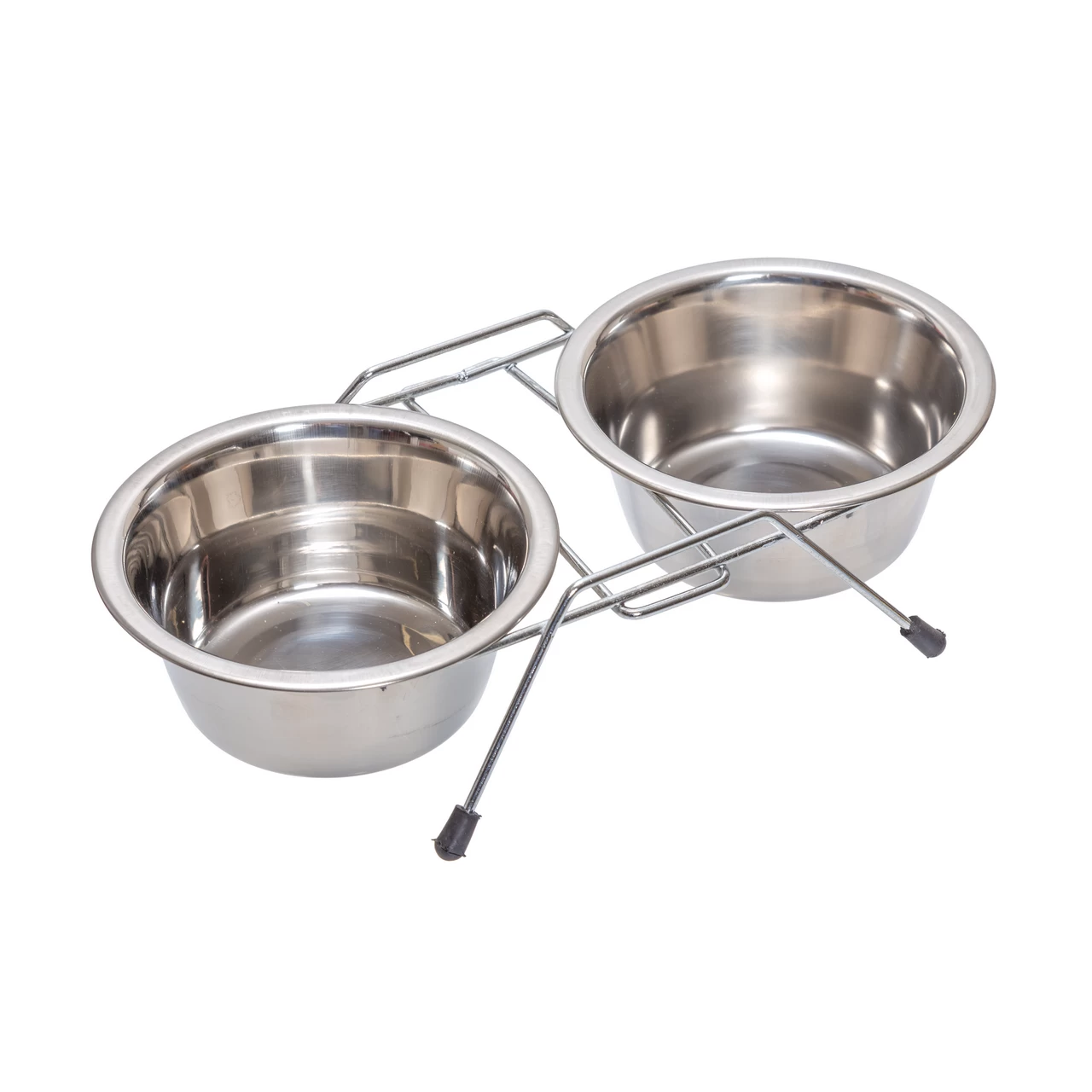 Set di 2 ciotole in acciaio inox per animali ,  Ø13 cm, 450 ml