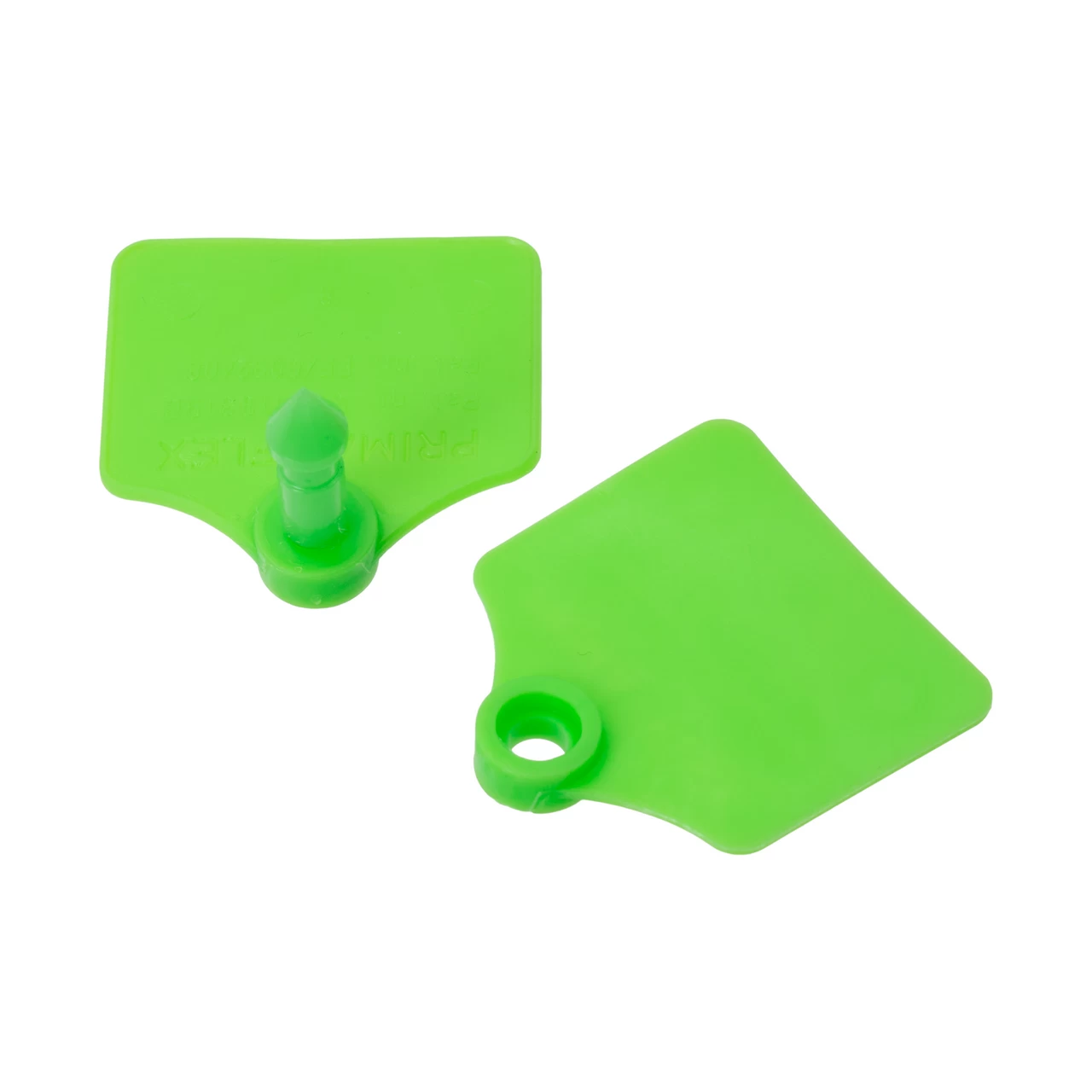 Set di marchi auricolari per pecore, Prima-Flex, verde, 4,4 × 4,6 cm, 25 paia :: Verde