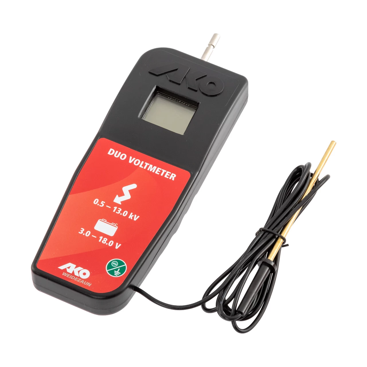 Tester digitale per recinti elettrici, accumulatori e batterie, 3-18 V, 500-13000 V