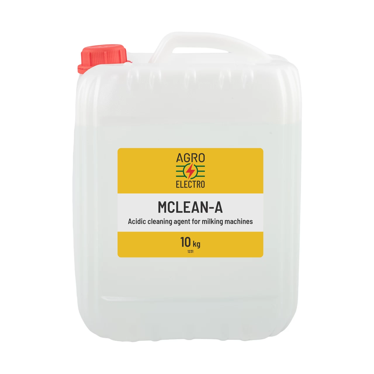 Detergente acido per la pulizia delle mungitrici, MCLEAN-A, 10 kg :: 10 kg