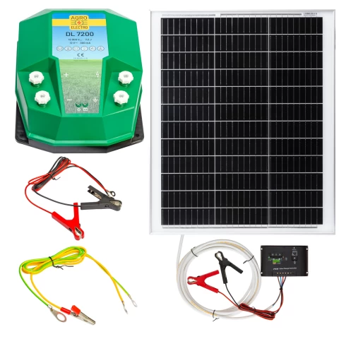 Elettrificatore DL 7200, 7,2 Joule, al sistema solare 50 W