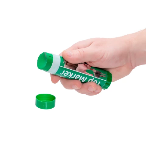 Matita verde per la marcatura degli animali a breve termine, TopMarker, 60 ml :: Verde