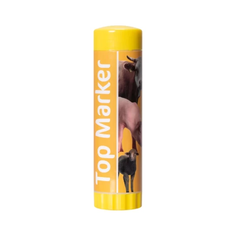 Matita gialla per la marcatura degli animali a breve termine, TopMarker, 60 ml :: Giallo