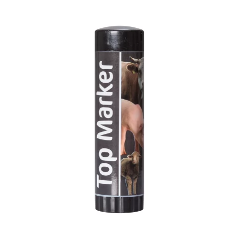 Matita nera per la marcatura degli animali a breve termine, TopMarker, 60 ml :: Nero