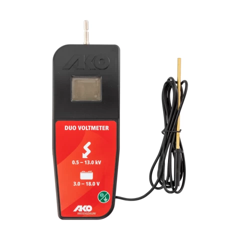 Tester digitale per recinti elettrici, accumulatori e batterie, 3-18 V, 500-13000 V