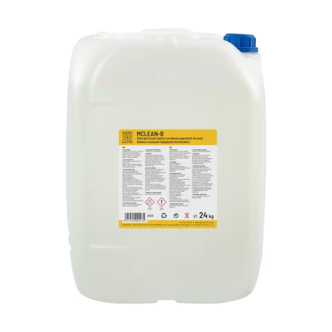 Detergente basico per mungitrici, MCLEAN-B, 24kg :: 24 kg