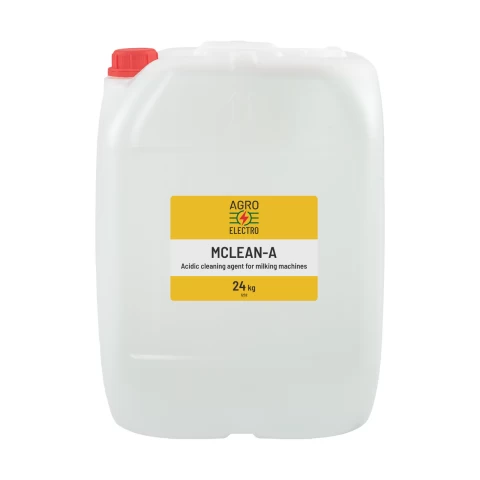 Detergente acido per la pulizia delle mungitrici, MCLEAN-A, 24 kg :: 24 kg