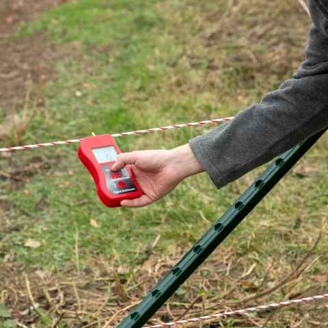 Tester digitale per recinto elettrico, senza filo, a suono