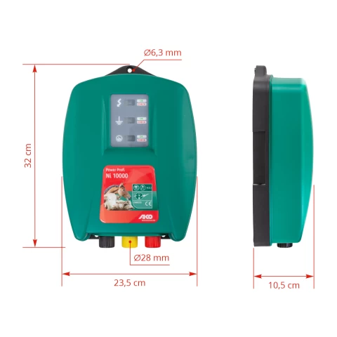 Elettrificatore AKO Power Profi Ni 10000, 230 V, 10 Joule