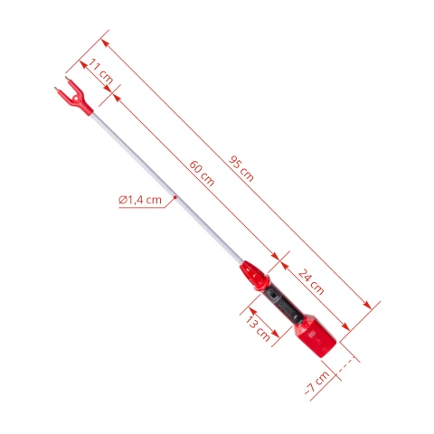 Pungolo elettrico per animali, AniShock PRO 2500, con accumulatore