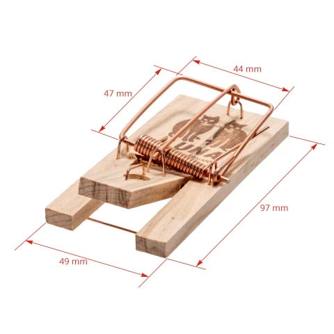 Set di 2 trappole per topi, Luna
