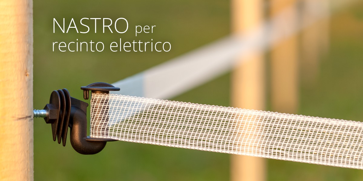 Nastro per recinto elettrico